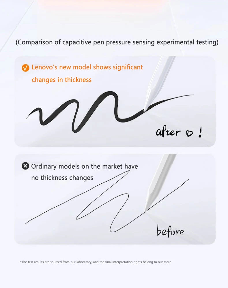 Thinkplus BP16APFor iPad with Palm Rejection Stylus Pen For iPad Air M2 Pro 13 Pro 12.9 10 Gen 7th 8th 9th 10.2 Lenovo Pencil