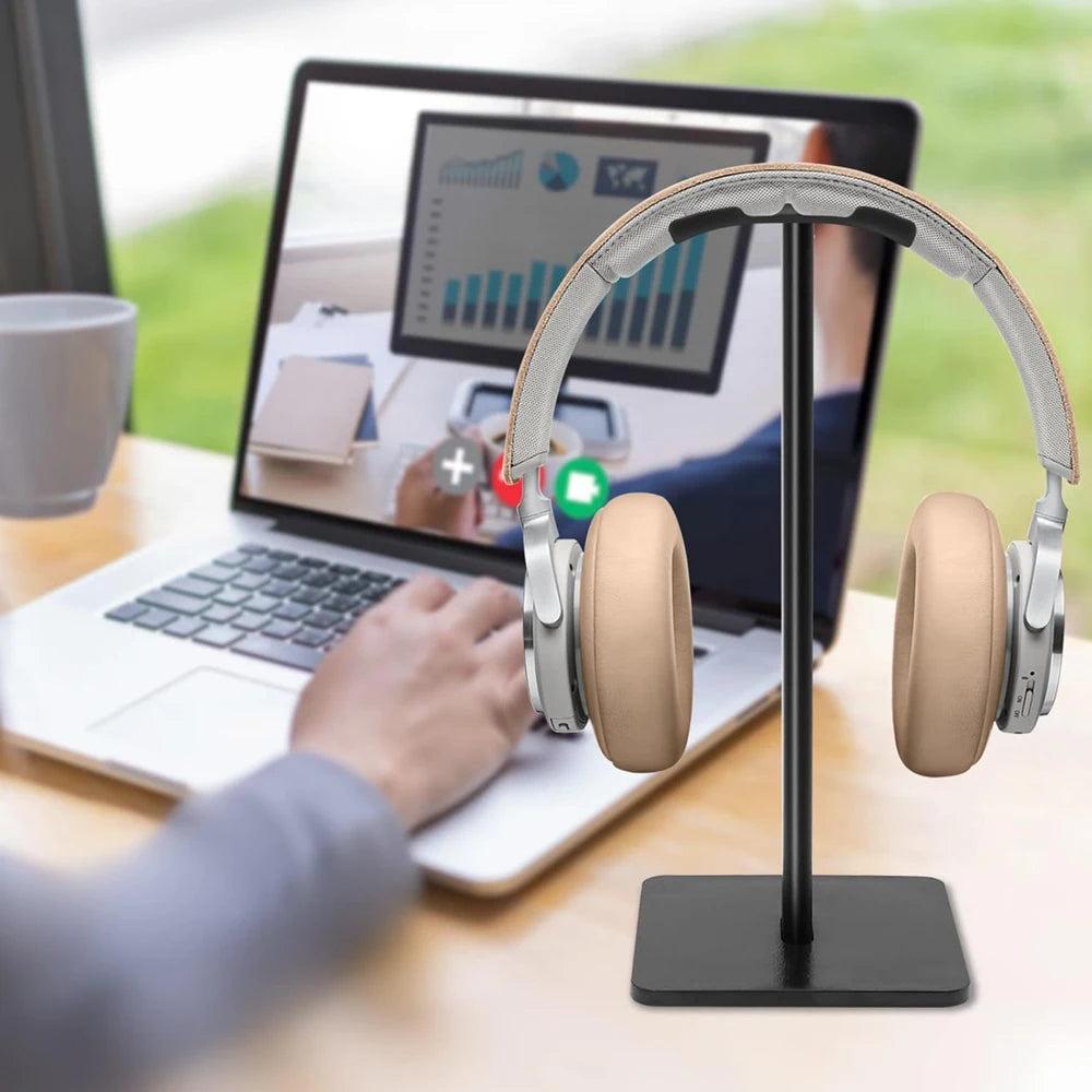Aluminium Alloy Metal Headset Stand Holder Headphone Rack Mount Hanger Flexible Earphone Gamer Hanger Display Rack