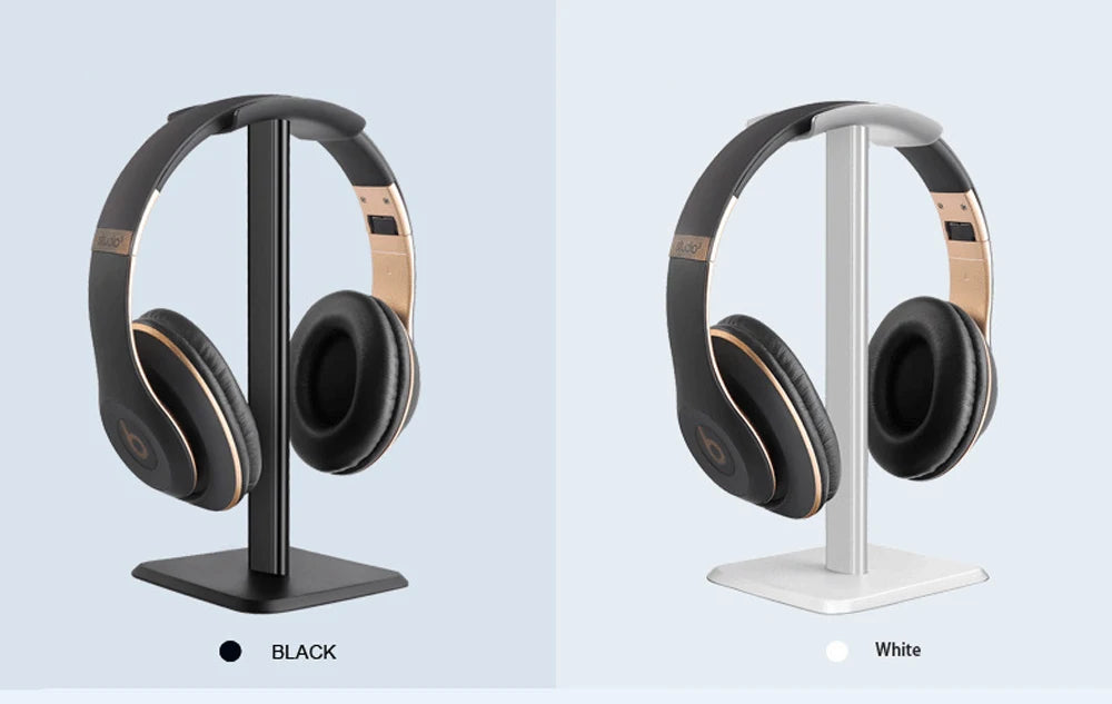 Aluminium Alloy Metal Headset Stand Holder Headphone Rack Mount Hanger Flexible Earphone Gamer Hanger Display Rack