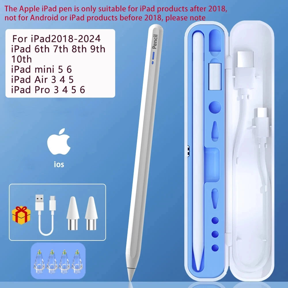 Thinkplus BP16APFor iPad with Palm Rejection Stylus Pen For iPad Air M2 Pro 13 Pro 12.9 10 Gen 7th 8th 9th 10.2 Lenovo Pencil
