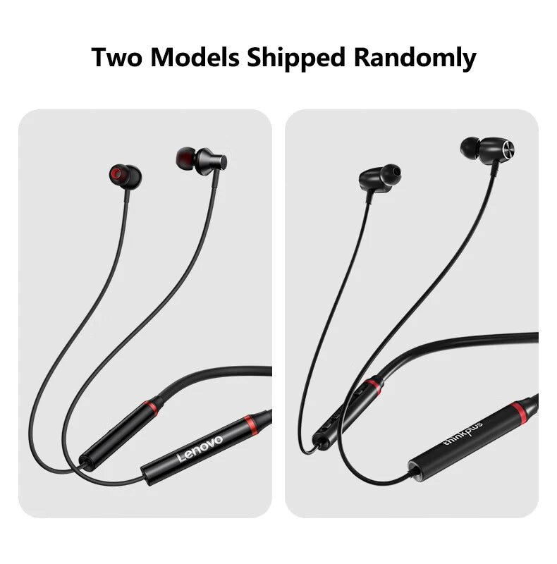 Original Lenovo HE05X Bluetooth Neckband Earphones Wireless Earbuds Magnetic Neckband Earbuds Waterproof Sport Headset with Mic