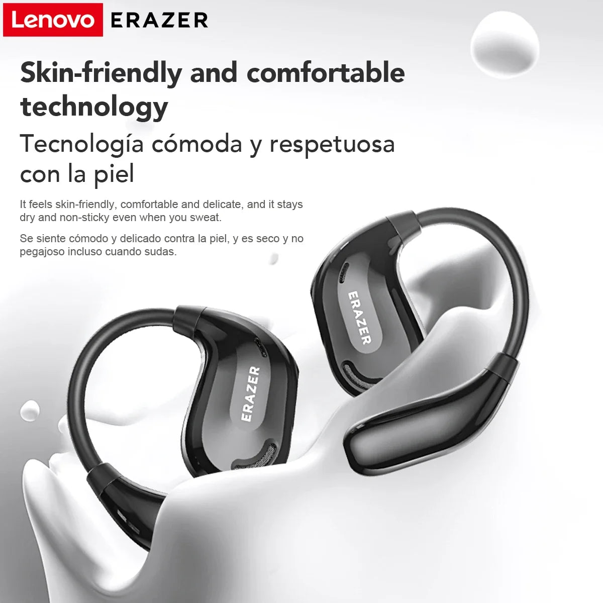 ERAZER XT66PRO Bluetooth Earphones ASMR Headsets DIY APP AI Translator Earbuds Wireless Headphones 13 Hours long life Display