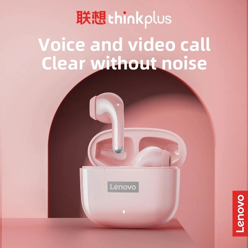 Original Lenovo LP40Pro Earphones Wireless Bluetooth Earbuds Sports Waterproof Headphone with Mic Touch Control TWS Headset