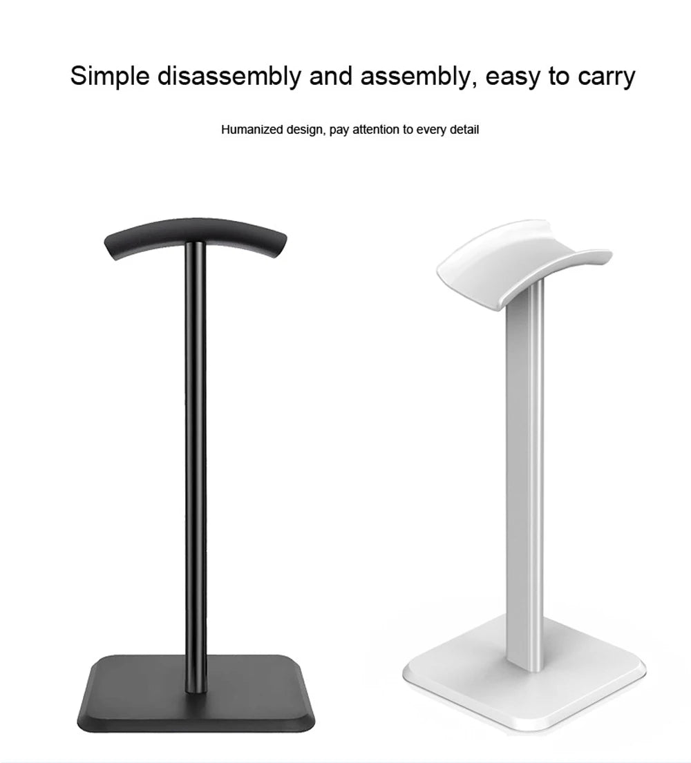 Aluminium Alloy Metal Headset Stand Holder Headphone Rack Mount Hanger Flexible Earphone Gamer Hanger Display Rack