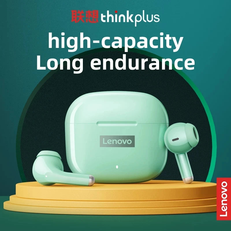 Original Lenovo LP40Pro Earphones Wireless Bluetooth Earbuds Sports Waterproof Headphone with Mic Touch Control TWS Headset